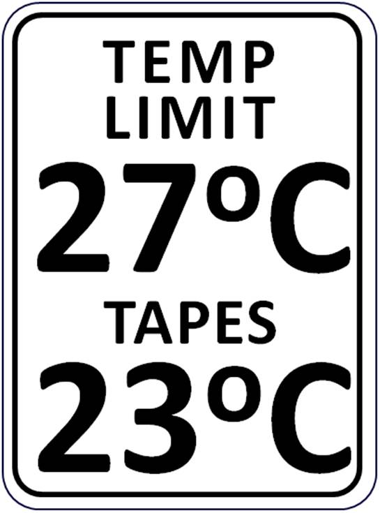 temperature limit sign